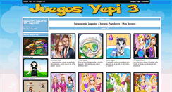 Desktop Screenshot of juegosyepi3.com